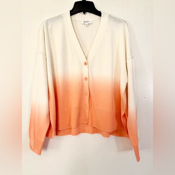 Candace Cameron Bure Sweaters - Candace Bure| creamsicle cardigan